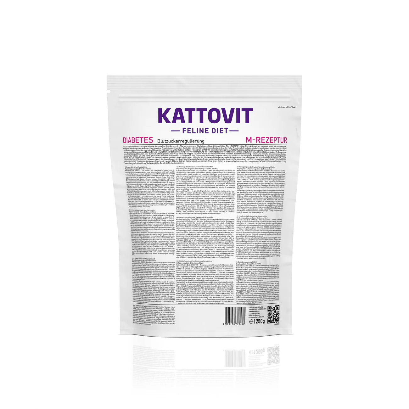 Kattovit Diabetic 1,250 Kg Mangime Secco Per Gatti Adulti