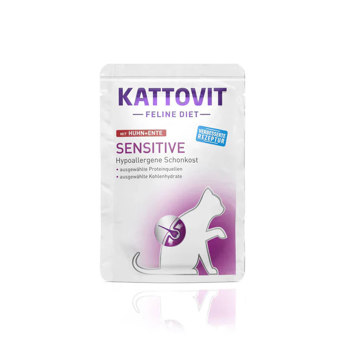 Kattovit Sensitive Umido Per gatti Adulti - 24 Buste x 85 Gr.