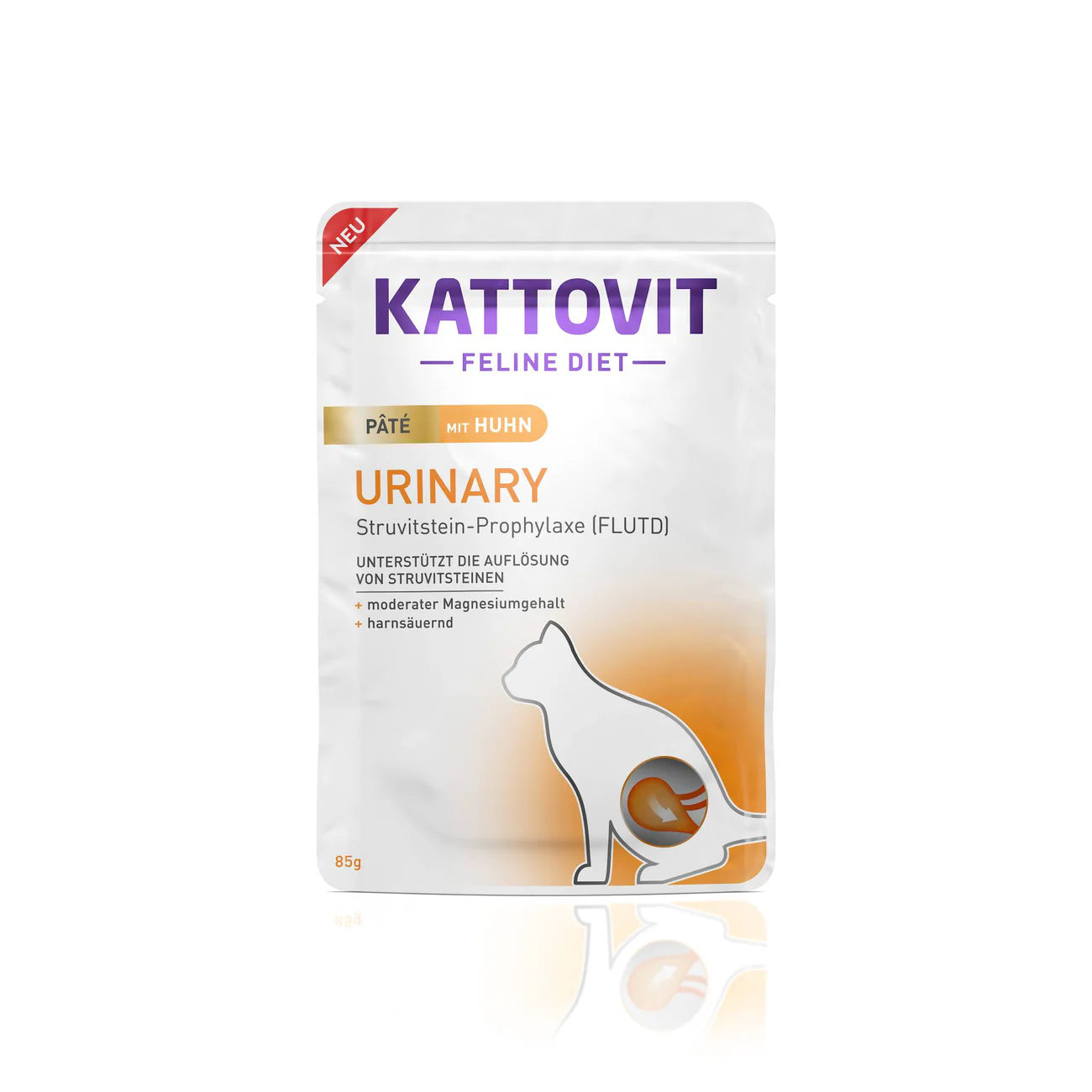 Kattovit Urinary Patè Umido Con Pollo Per Gatti - 10 Buste x 85 gr.