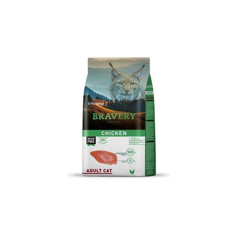 Bravery Adult Con Pollo Mangime Secco Per Gatti Adulti
