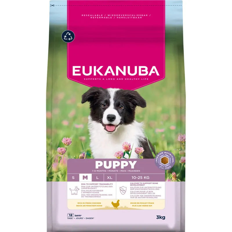 Eukanuba Puppy Medium Al Pollo Per Cuccioli Di Taglia Media