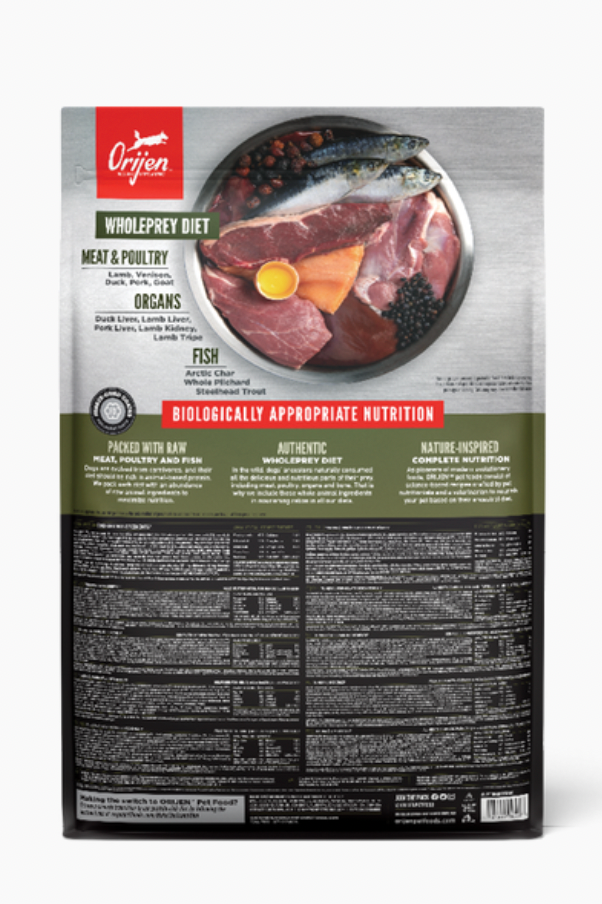 Orijen Dog Tundra 11,4 Kg - Cibo Secco Per Cani Adulti