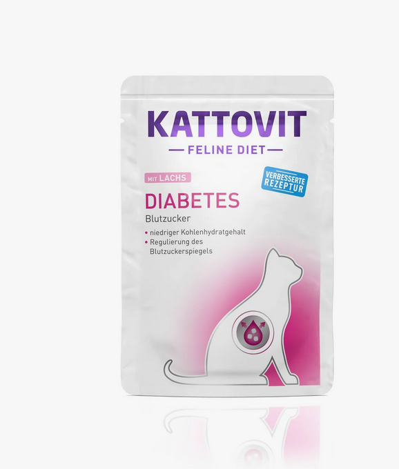 Kattovit Diabetic Umido Per Gatti Adulti - 24 Buste x 85 Gr.