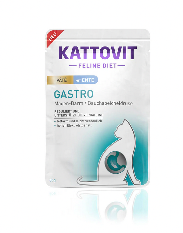 Kattovit Gastro Patè Umido Per Gatti - 10 Buste x 85 gr.