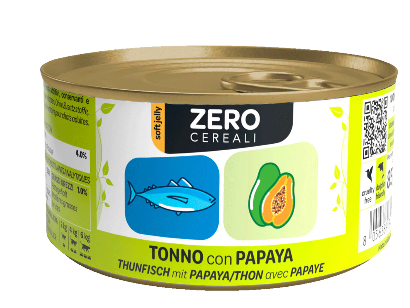 We Nature Zero Cereali in Jelly Per Cani Adulti - 24 Lattine x 150 Grammi