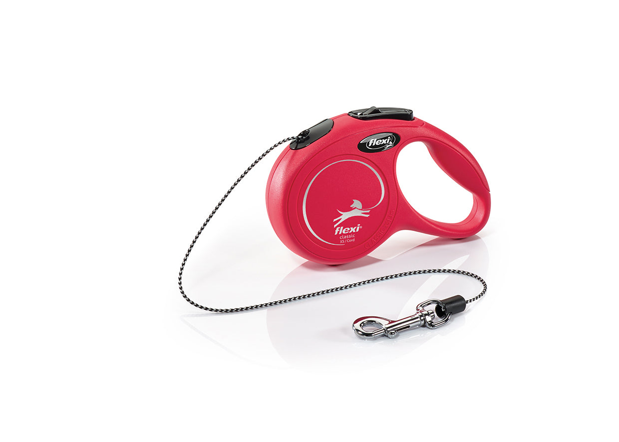 Flexi New Classic Guinzaglio In Corda XS 3 Metri Per Cani, Cuccioli e Gatti