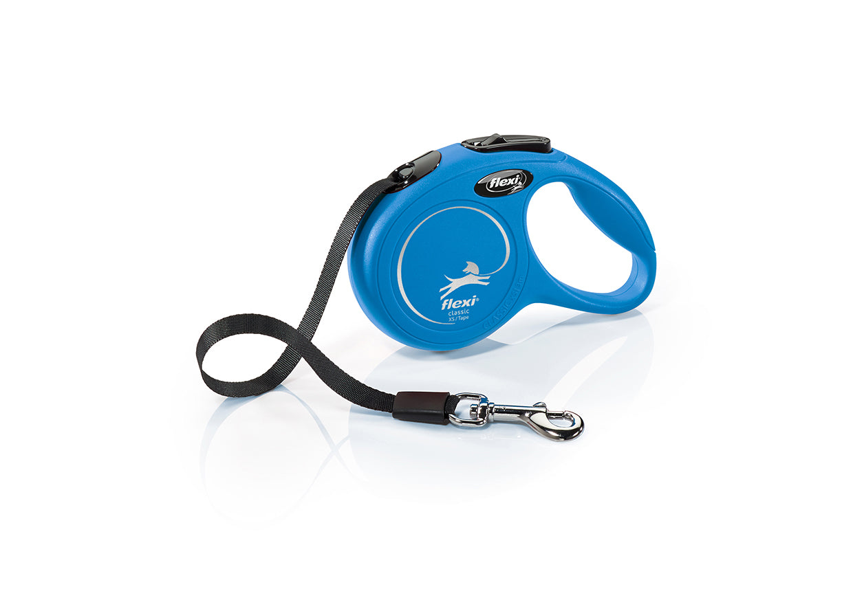 Flexi New Classic Guinzaglio Fettuccia XS 3 Metri Per Cani, Cuccioli e Gatti
