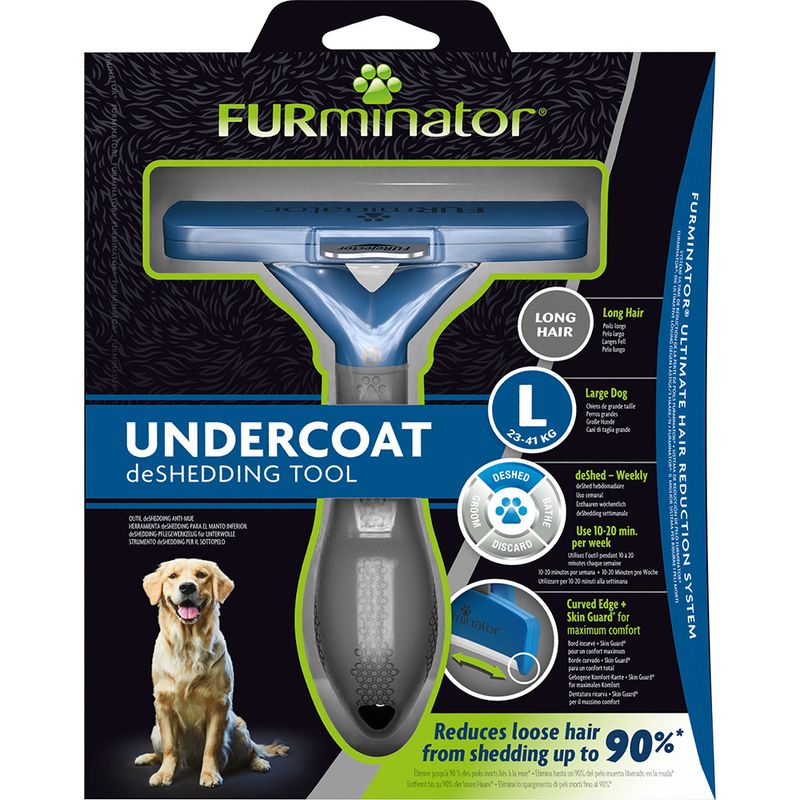 Deshedding FURminator Spazzola Per Cani Di Taglia Grande