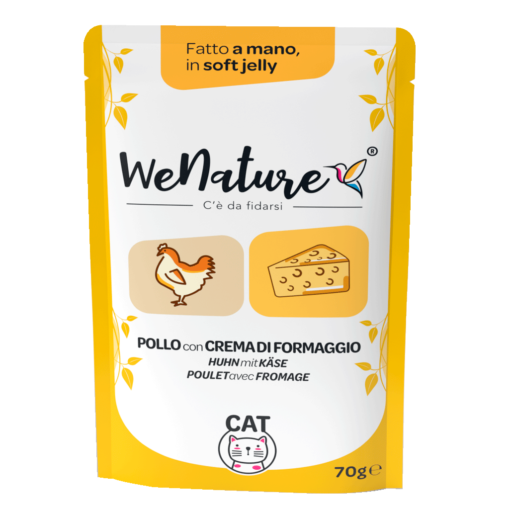 We Nature Pouch Jelly Per Gatti Adulti - 16 Buste x 70 Grammi