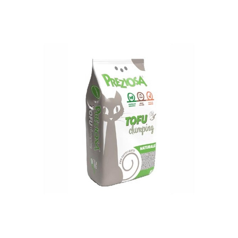 Preziosa Tofu 10 Litri Lettiera Agglomerante Per Gatti