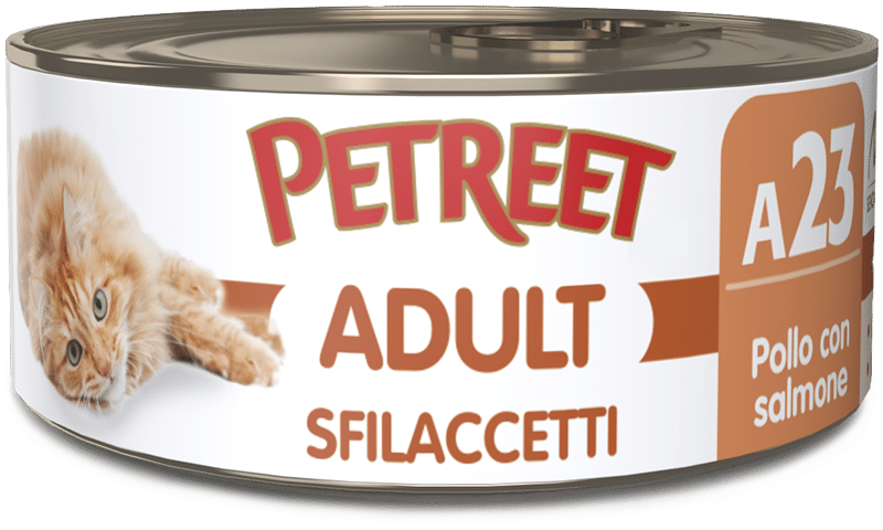 Petreet Sfilaccetti Per Gatti Adulti 48 Lattine x 70 grammi
