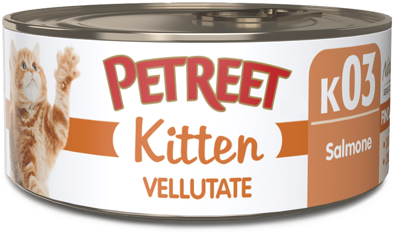 Petreet Kitten Le Vellutate Per Gattini - 24 Lattine x 60 Grammi